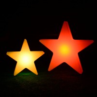 Wireless Remote Control LED Star Shape Lamp Night Lamp For Christmas Decoration