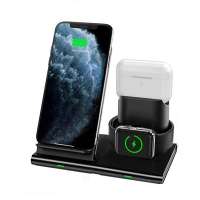 Direct shipping 3 in 1 removable and magnetic wireless charger for iPhone/Android