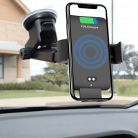 C13 Voice Control Infrared Auto Sensor Wireless Car Charger Fast Wireless Charging Case For Samsung For Iphone XS MAX