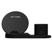 3 in 1Qi 10w Fast Wireless Charger Stand for apple watch for iphone for airpods