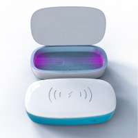 Uv Cell Phone Sanitizer With Wireless Charger Sterilizer Box For Jewelry Key Multi-Use Portable Disinfection Box