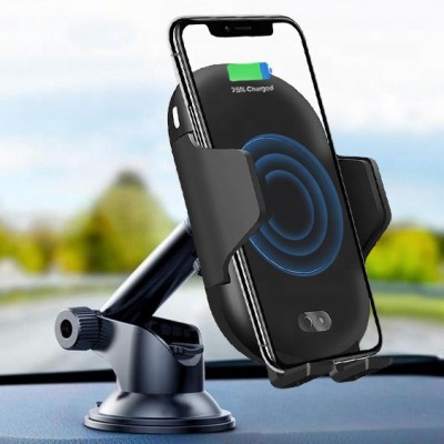 Case For iphone XS/Max 10W Infrared Sensor Wireless Car Charger Phone Charging Pad Holder Qi Fast Car Mount Charger C9/C10/C13