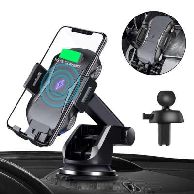 10W Automatic Induction Wireless Car Charger Fast Charger Car Mount Phone Holder Case For iPhone Xs Not Infrared Sensor Charger