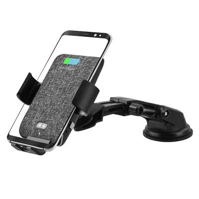 QI Car Wireless Charger Infrared Sensor Mount Stand Fast Charging Voice Control Car Charger Case For iPhone 11pro