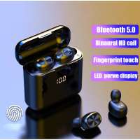 Tws 5.0 Blue tooth Wireless Earphone 500mAh in Ear Earbuds Wireless Headset Waterproof with Microphone Handsfree Ear Buds